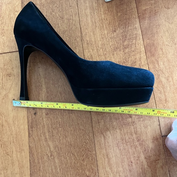 Yves saint Laurent Gisele black suede pump new - Picture 14 of 16